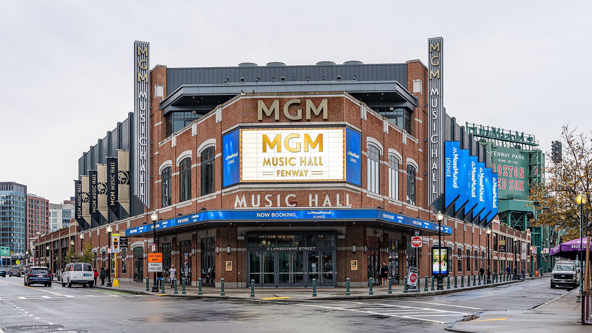 Exterior of MGM Music Hall at Fenway