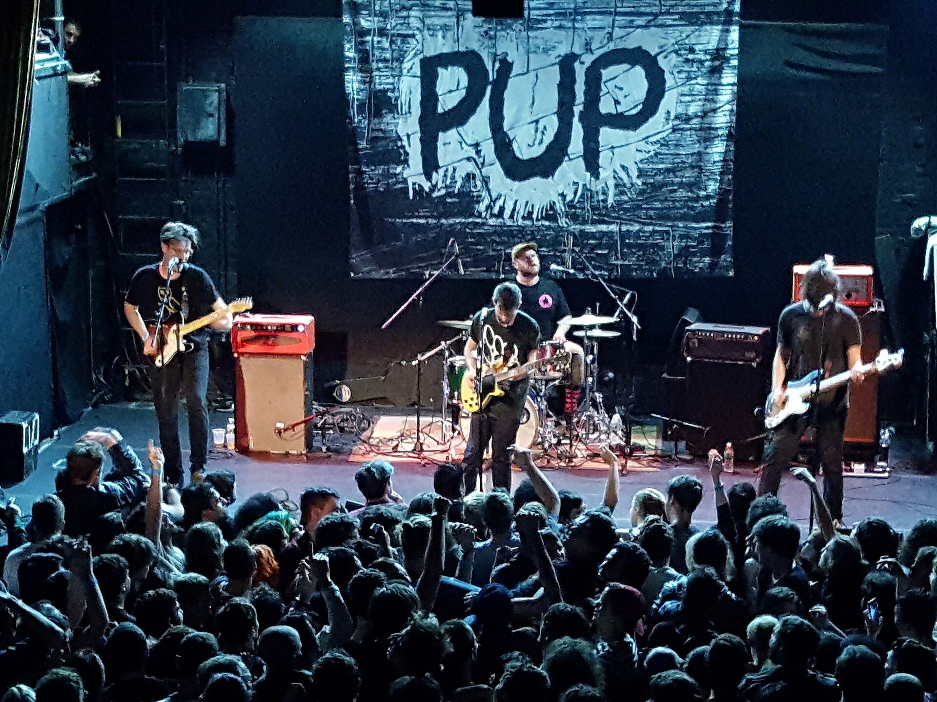 PUP performing at Bowery Ballroom in New York, October 2016